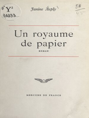 cover image of Un royaume de papier